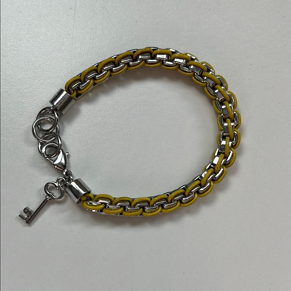 Lia Sophia Chain Bracelet with Key Charm